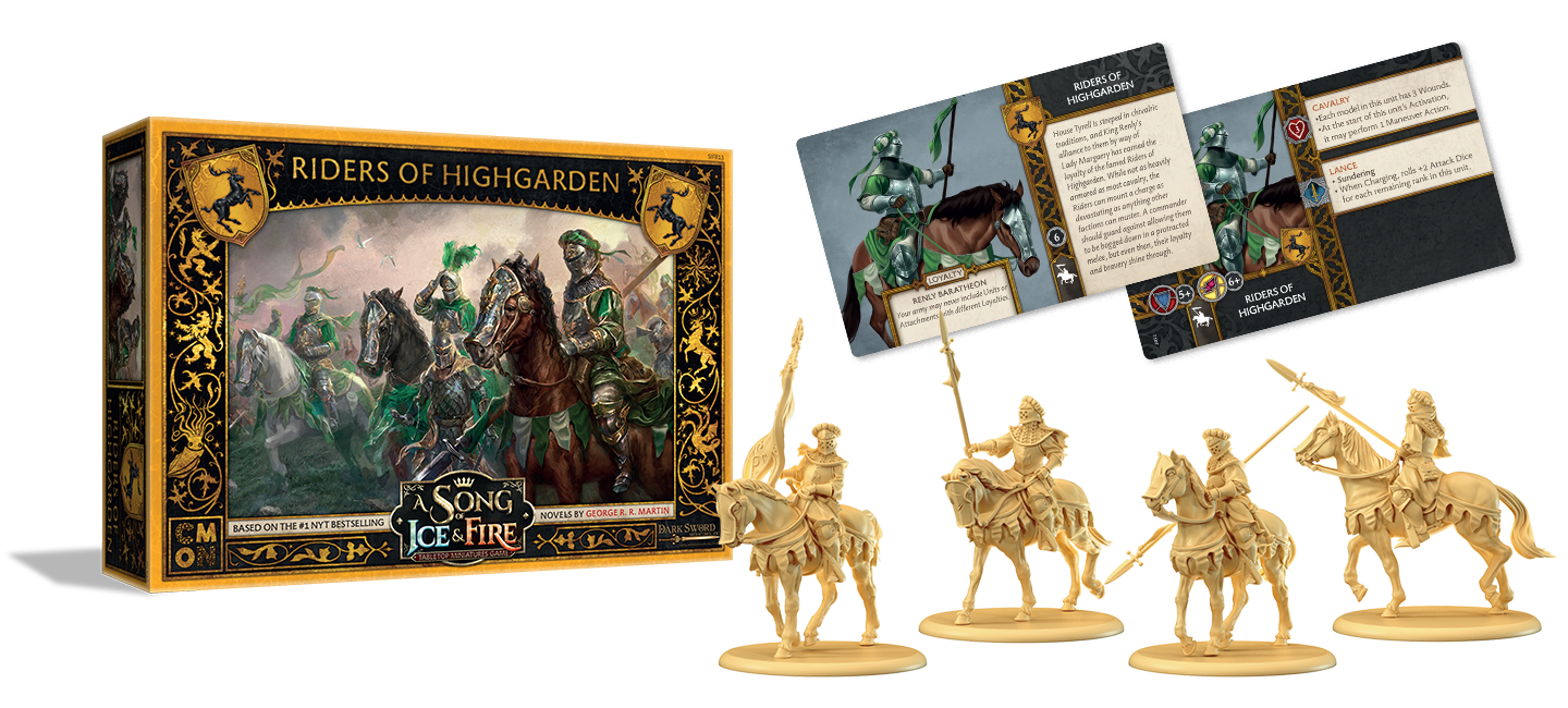A Song of Ice and Fire : Tabletop Miniatures Game - Riders of Highgarden